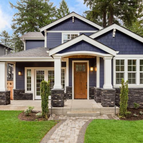 изображение на фасаде краски AcryShield Exterior Kelly-Moore