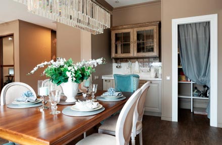 пример интерьера с краской Lanors Mons Eggshell