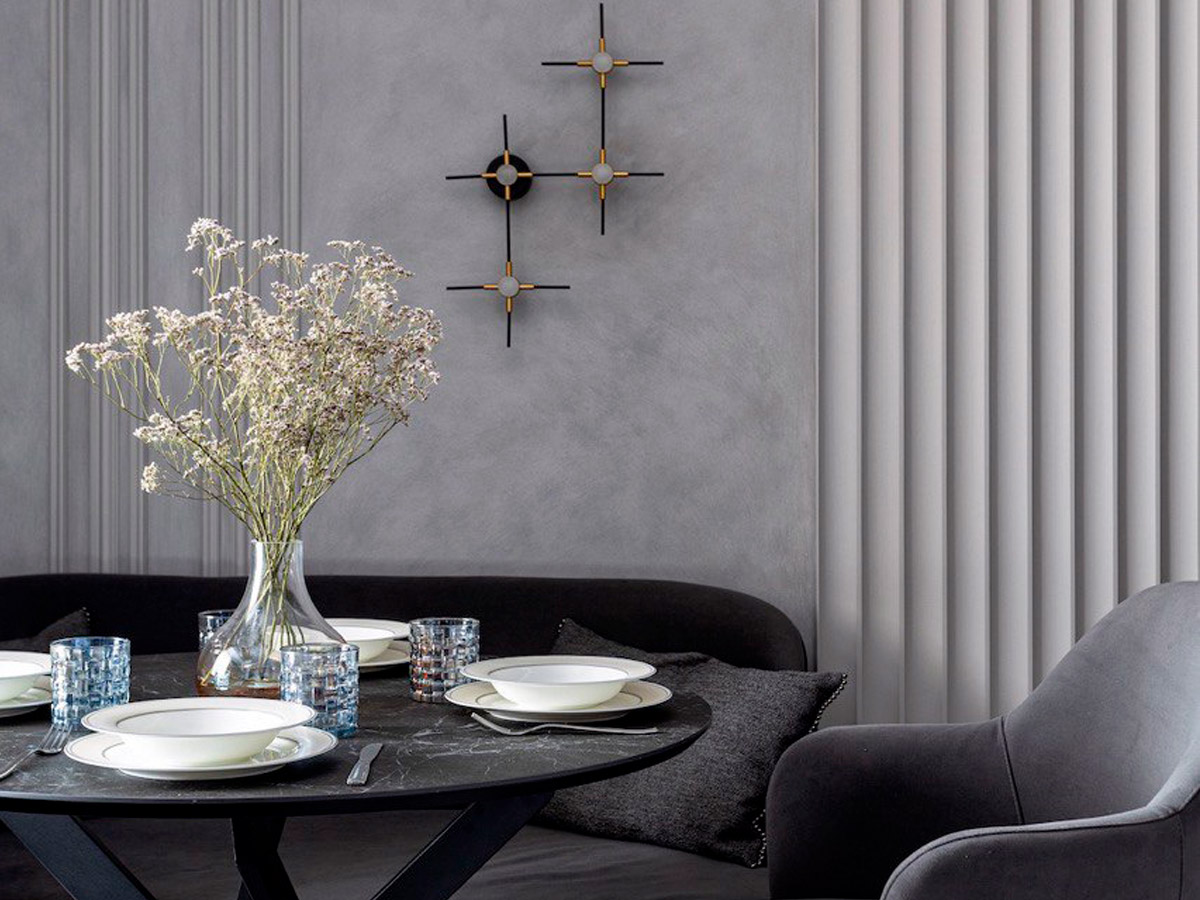 Нанесение декоративного покрытия в квартире в ЖК «Бунин»