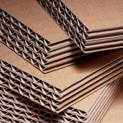 Гофрированный листовой картон, 2 x 1 м