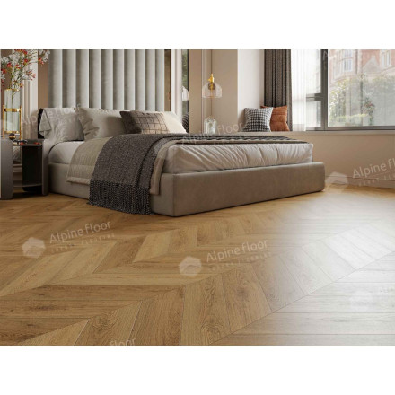 ПВХ-плитка Alpine Floor Chevron Alpine SPC «Дуб», ECO 18-15 MC