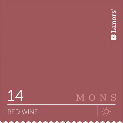 Краска Lanors Mons «Red Wine» (Красное вино), 14