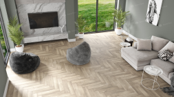 ПВХ-плитка Alpine Floor Parquet Premium «Дуб Натуральный Отбеленный», ECO 19-5 MC