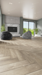 ПВХ-плитка Alpine Floor Parquet Premium «Дуб Натуральный Отбеленный», ECO 19-5 MC
