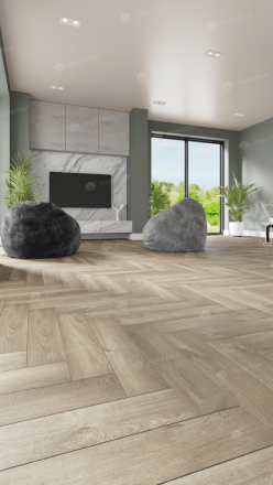 ПВХ-плитка Alpine Floor Parquet Premium «Дуб Натуральный Отбеленный», ECO 19-5 MC