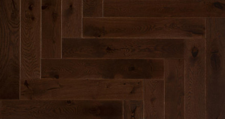 Инженерная доска Goldenwood «Дуб коньяк», Венгерская ёлка