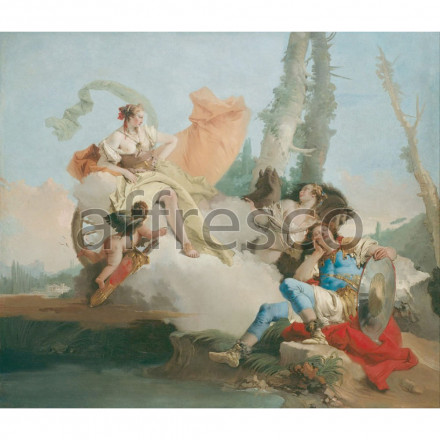 Фреска Affresco, Giovanni Battista Tiepolo Rinaldo Enchanted by Armida