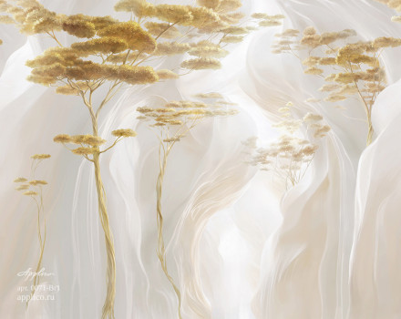 Фреска Applico Four «Мраморный каньон», OP 0071-Br1