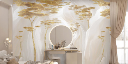 Фреска Applico Four «Мраморный каньон», OP 0071-Br1