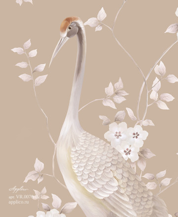 Фреска Applico Four «Журавли», OP VR.0070-Br1