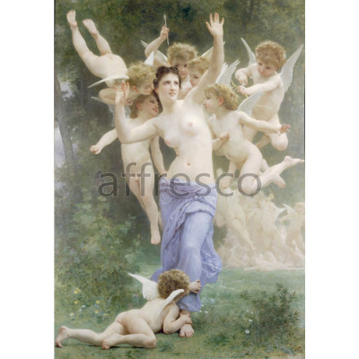 Фреска Affresco, William Adolphe Bouguereau Le Guepier