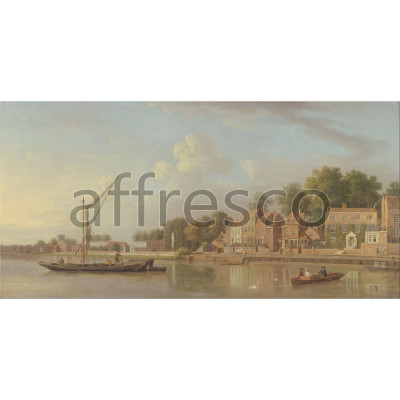 Фреска Affresco, Samuel Scott The Thames at Twickenham