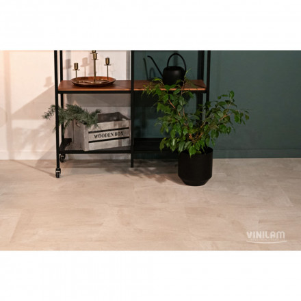 ПВХ-плитка Vinilam Ceramo Vinilam Glue «Бетон Белый», 71615 Glue