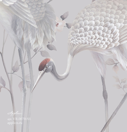 Фреска Applico Four «Журавли», OP VR.0070-S1