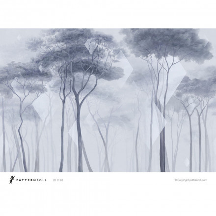 Фреска Pattern Roll, 11 Rhombus