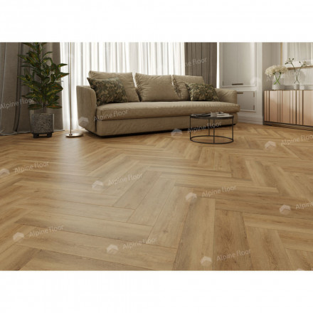 ПВХ-плитка Alpine Floor Parquet Light «Дуб Буна», ECO 13-30