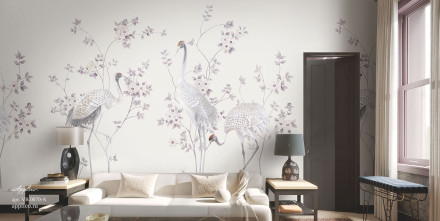 Фреска Applico Four «Журавли», OP VR.0070-A