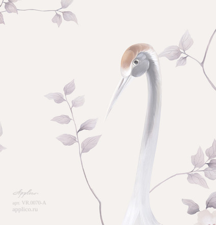 Фреска Applico Four «Журавли», OP VR.0070-A