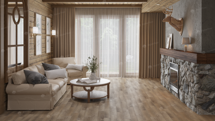 ПВХ-плитка Alpine Floor Parquet Premium «Дуб Природный Изысканный», ECO 19-17 MC
