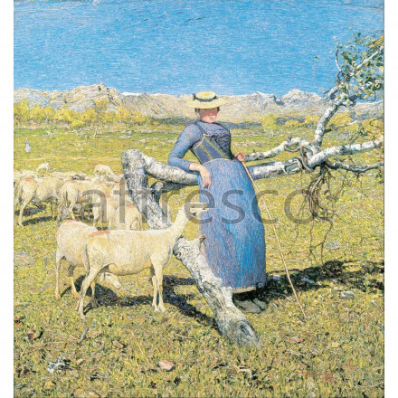 Фреска Affresco, Giovanni Segantini High Noon in the Alps
