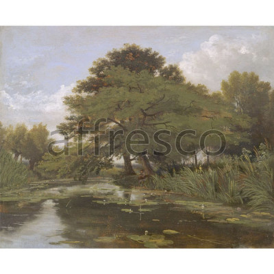 Фреска Affresco, William Alfred Delamotte On the Isis Waterperry Oxfordshire 2