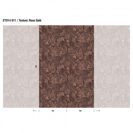 Обои Loymina Etude vol. II, ETD 14 011/Rose Gold