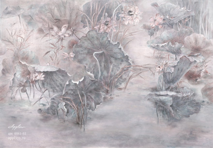 Фреска Applico Four «Восточная акварель», OP 0061-S1