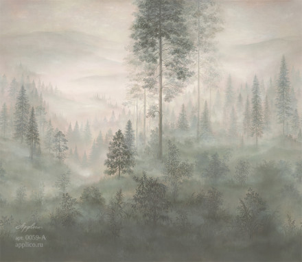 Фреска Applico Four «Хвойный лес», 0059-A