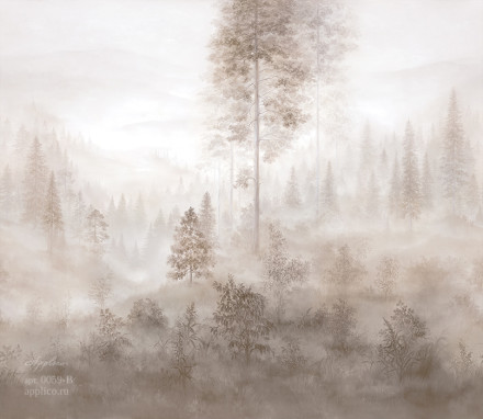 Фреска Applico Four «Хвойный лес», 0059-B