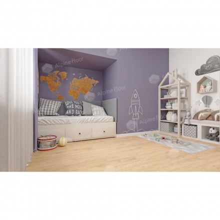 ПВХ-плитка Alpine Floor Classic Light «Дуб Ваниль Селект», ECO 106-33 MC