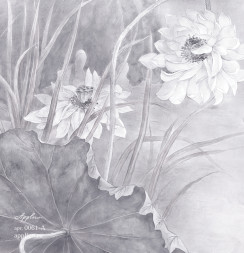 Фреска Applico Four «Восточная акварель», OP 0061-A