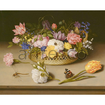 Фреска Affresco, Ambrosius Bosschaert the Elder Flower Still Life