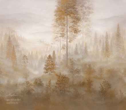 Фреска Applico Four «Хвойный лес», 0059-Br1