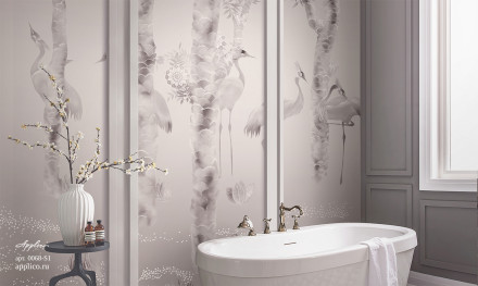 Фреска Applico Four «Журавлиная роща», OP 0068-S1