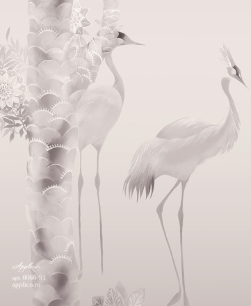 Фреска Applico Four «Журавлиная роща», OP 0068-S1