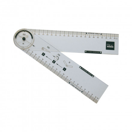 Линейка-транспортир Orac Decor, FB15