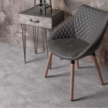 ПВХ-плитка Vinilam Ceramo Vinilam Stone «Бетон», 61606