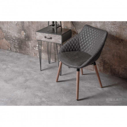 ПВХ-плитка Vinilam Ceramo Vinilam Stone «Бетон», 61606