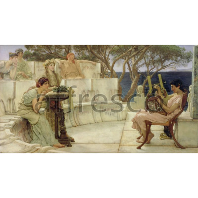 Фреска Affresco, Sappho and Alcaeus