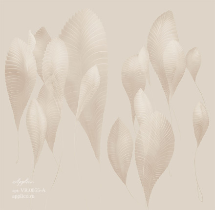 Фреска Applico Four «Парящие листья», VR.0055-A