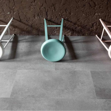 ПВХ-плитка Vinilam Ceramo Vinilam Stone «Цемент», 61609