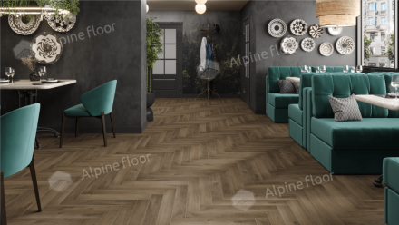 Ламинат Alpine Floor Herringbone 8 Pro «Ламинат Дуб Анжу», LF102-11