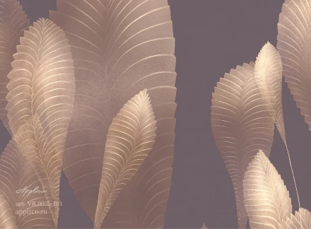 Фреска Applico Four «Парящие листья», VR.0055-Br1