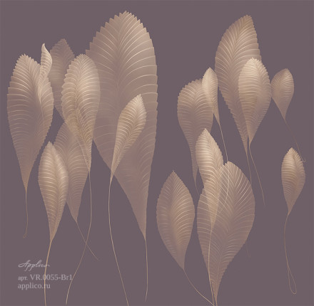 Фреска Applico Four «Парящие листья», VR.0055-Br1