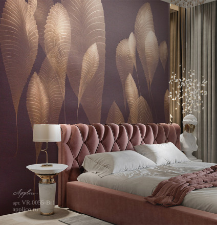 Фреска Applico Four «Парящие листья», VR.0055-Br1