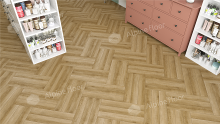 Ламинат Alpine Floor Herringbone 12 Pro «Ламинат Дуб Эльзас», LF106-02