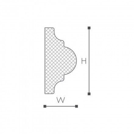 Молдинг NMC Wallstyl, WL1