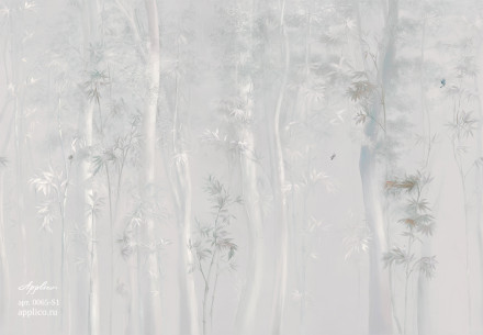 Фреска Applico Four «Бамбуковая роща», OP 0065-S1