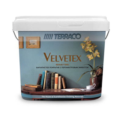 Декоративная краска Terraco «Velvetex»