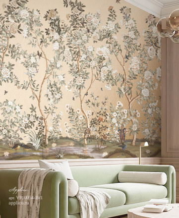 Фреска Applico Four «Сад шинуазри», VR.0054-Br1